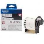 Samolepiace etikety Brother DK-22251, 62 mm x 15,24 m pre červeno-čiernu tlač na VC-500W