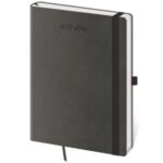 Diár Flexies denný A5 14,3x20,5cm tmavosivá 2026
