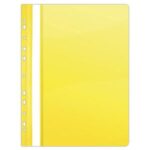 Rýchloviazač PVC s eurodierovaním DONAU lesklý žltý