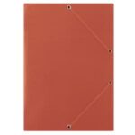 Kartónový obal lesklý s gumičkou DONAU červený