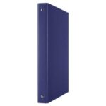 Zakladač 4-krúžkový DONAU kartón a fólia, A4/4R/20 mm, tmavomodrý