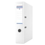 Zakladač pákový DONAU Master, kartón a fólia, A4/75 mm, biely