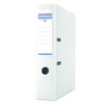 Zakladač pákový DONAU Premium-S, kartón/PP, A4/75 mm, biely