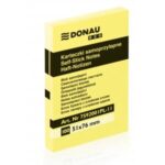 Samolepiaci bloček Donau ECO žltý 51x76mm