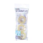 Lepiaca páska DONAU, 18 mm x 33 m, s dispenzorom, 3 ks