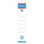 Štítok chrbtový násuvný pre zakladače 28x153mm biely