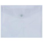 Plastový obal C5 s cvočkom DONAU dymový