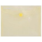 Plastový obal A6 s cvočkom DONAU žltý