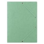 Prešpánový obal s gumičkou DONAU zelený