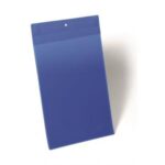 Magnetické vrecko na štítok 210 x 297 mm na výšku 10 ks modré