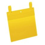 Vrecko na štítok s páskami 297 x 210 mm na šírku 50 ks žlté