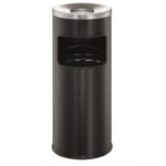 Kôš s popolníkom 17 ℓ čiierny