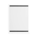 Magnetický držiak dokumetov DURABLE rPET A3 , zasúvateľný, transparentný, 5 ks