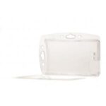 Visačka na 2 plastové karty bez úchytu DURABLE 85x54xmm 10ks