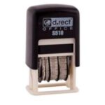 Dátumová pečiatka D.RECT S510 čierna
