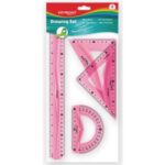 Rysovacia súprava pravítiek KEYROAD ohybná, mix farieb