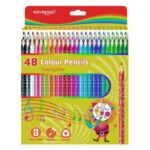 Farbičky KEYROAD drevené 48 ks, mix farieb