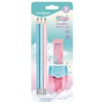 Súprava školských pomôcok KEYROAD Pastel, blister 5 ks, mix farieb