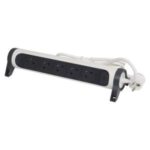 Predlžovací kábel Legrand otočný s 5 zásuvkami s vypínačom 1,5m