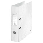 Zakladač pákový Leitz 180° WOW 8cm perleťovo biely