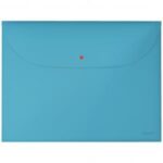 Plastový obal A4 s cvočkom Leitz Cosy kľudná modrá 3 ks