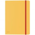 Plastový obal s gumičkou Leitz Cosy hebký s vnútorným vreckom teplý žltý