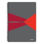 Blok Leitz Office Card A4 90 listov linajkový červený