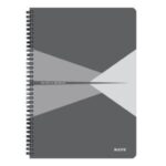 Blok Leitz Office Card A4 90 listov linajkový sivý