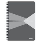 Blok Leitz Office Card A5 90 listov linajkový sivý