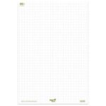 Flipchartový blok papiera štvorcovaný recyklovaný 20 listov, 5ks