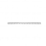 Drôtové hrebene GBC Multibind 21kr. 10mm čierne