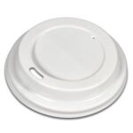 Plastové viečko biele 80 mm ’Coffee to go’ 100ks