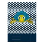 Kartónový obal s gumičkou A4 Herlitz Cute Animals Korytnačka