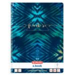 Blok poznámkový Herlitz A4, 80 listov, linajkový, New Batik Fearless