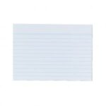 Papierové linajkové kartičky A6 Herlitz