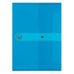 Plastový obal A4 s cvočkom Herlitz Easy Orga priehľadný modrý