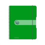Blok poznámkový štvorčekový Herlitz Easy Orga A5 80 listov jablkovo zelený