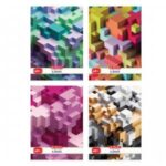 Zošit Herlitz A4, 40 listov, linajkový, s parciálnym lakom, motív Tetris