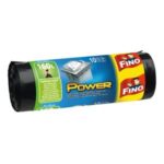 Vrecia zaväzovacie FINO Power 160 ℓ, 45 mic., 91 x 110 cm, čierne (10 ks)