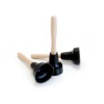 Zvon na výlevky s drevenou rúčkou