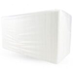 Papierové servítky 1-vrstvové 33x33cm biele 500ks