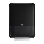 Mini zásobník na nadväzujúce papierové utierky na ruky Tork PeakServe, čierny H5