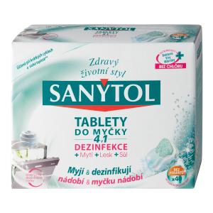 Sanytol tablety do umývačky riadu 4v1 40 ks