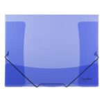 Plastový obal s gumičkou Karton PP Opaline, modrý