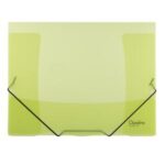 Plastový obal s gumičkou Karton PP Opaline, zelený