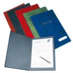 Podpisová kniha plastová 14 KARTON PP čierna