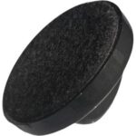 Mini stierka magnetická s držiakom na popisovač, čierna