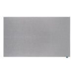 Textilná akustická napichovacia nástenka WALL-UP horizontálna 119,5x200 cm tichá sivá