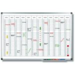 Plánovacia tabuľa ročná PREMIUM vertikálna 60x90 cm