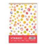 Výkresy 180 g, A4, 10 ks v bloku, farba biela